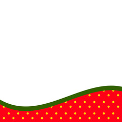 Obraz premium Christmas Wavy Footer