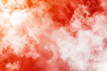 Obraz premium Vibrant red and white smoke swirling in abstract pattern