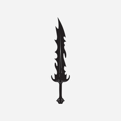 A Single Sword Silhouette
