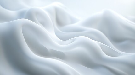 Obraz premium Abstract white background with soft lines wave
