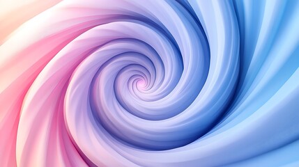 Fototapeta premium Abstract gradient color lines in the shape of a spiral background