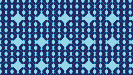 Modern vector abstract seamless geometric pattern with diamond shape and blue color