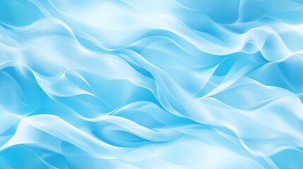 Obraz premium Abstract light blue oxygen background with sheer waves depicting air flow and fluidity in a soothing design