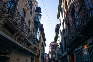 Calles del casco histórico de León, España