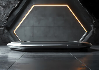 Obraz premium Technology stage background