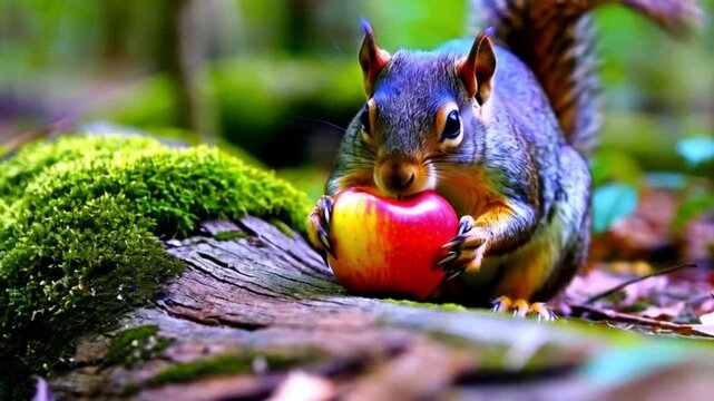 squirrel on the tree