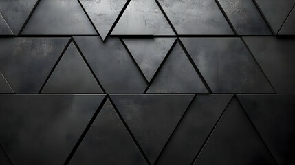 Dark Triangular Abstract Background Texture