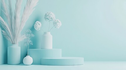 Detailed brand strategy presentation featuring marketing diagrams and charts on light blue background