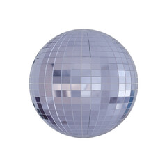 disco ball isolated on transparent background 