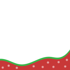 Christmas Wave Footer