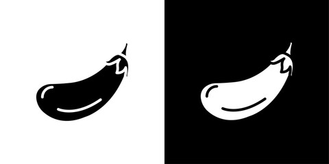 Aubergine icon Art design illustration
