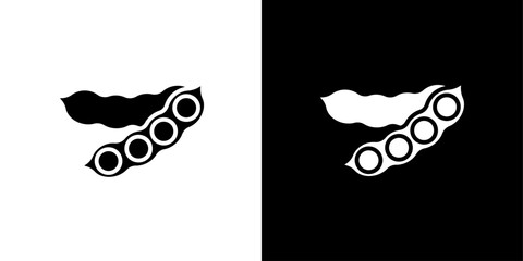 Soybeans icon Art design illustration