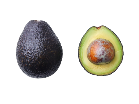 a avocado and a half of avocado