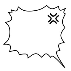 Obraz premium Hand drawn Comic bubbles vector