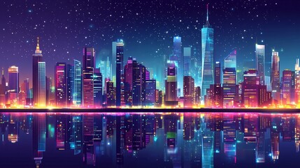 Fototapeta premium City lights