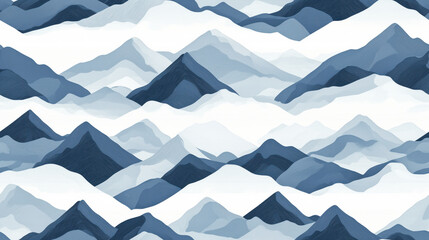 Fototapeta premium A mountain range with a blue sky background