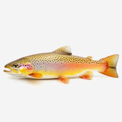 Fototapeta premium Lifelike Rainbow Trout Model Perfect for Display, Educational Tools, and Nature-Inspired Decor with Realistic Details and Vivid Colors for Artisans and Enthusiasts