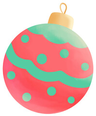 Chrismas red and green dot ball watercolor
Chrismas decoration clipart
holiday ornaments hand draw illustration transparent with Background Remover