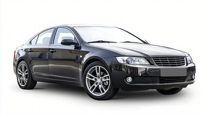 Black Sedan Car  Modern Vehicle  Luxury Automobile