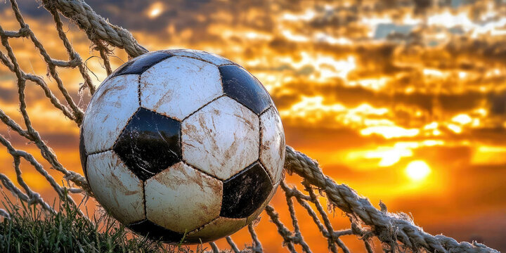soccer ball goal old