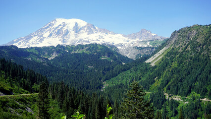 Fototapeta premium Mt. Rainier National Park Washington State
