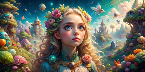 Enchanting Luna Lovegood Inspired Clip Art Featuring Whimsical Elements, Dreamy Colors, and Magical Creatures Perfect for Fantasy and Imagination-Themed Projects