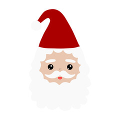 cute santa christmas vector