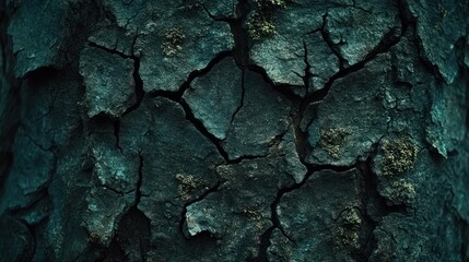 Obraz premium Close-up of cracked tree bark texture.
