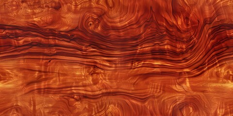 Fototapeta premium Close-up of a rich red wood grain, showcasing the natural beauty of wood.