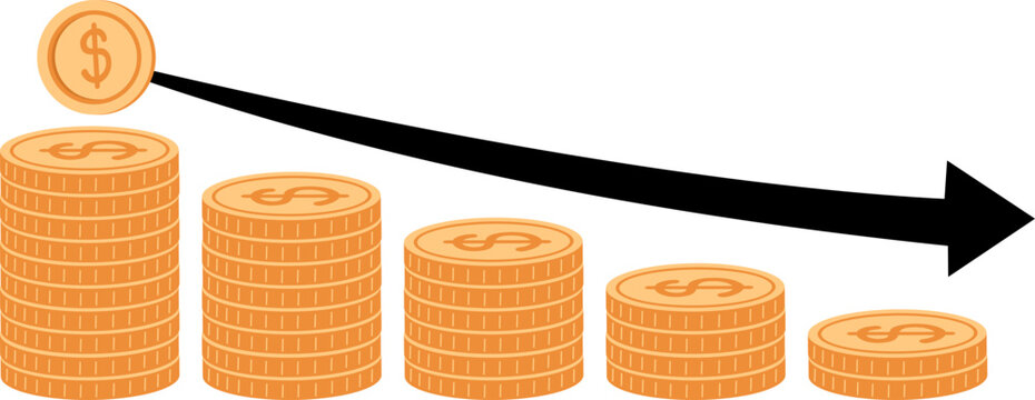 Decreased Investment Icon