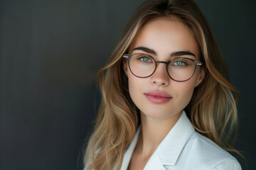 Fototapeta premium Generative AI Image of young Senior male female Judge in Courtroom Wearing Robes