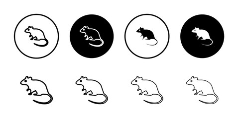 mouse animal icon Art design illustration