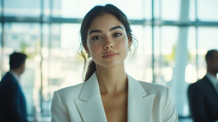 Corporate Portrait, Woman in Professional Attire