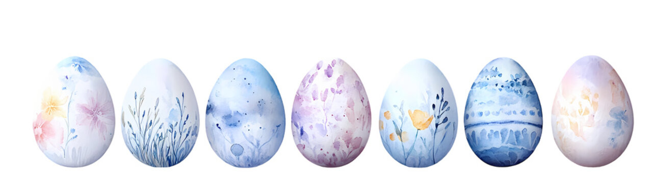 Set vector illustration of aester colorful egg isolate on white background