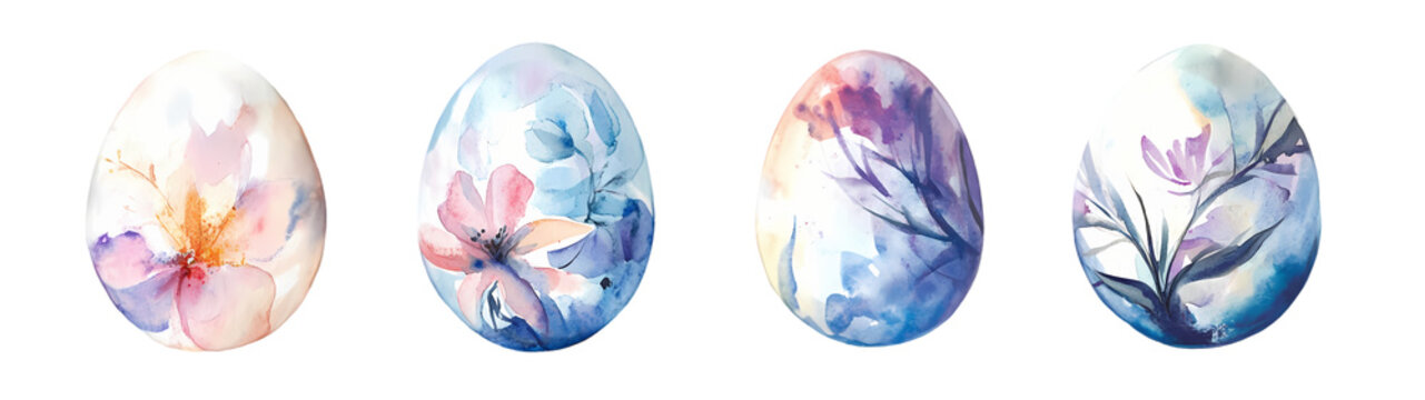 Set vector illustration of aester colorful egg isolate on white background