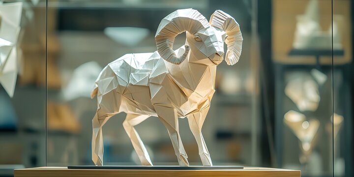 Intricate origami that requires a lot of effort can turn ordinary paper into beautiful artwork that can be displayed on a stand in a gallery. (Aries for those born between March 21 – April 19)