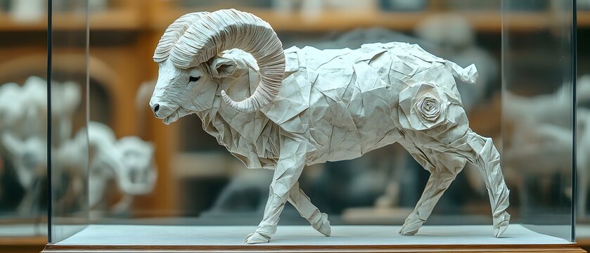 Intricate origami that requires a lot of effort can turn ordinary paper into beautiful artwork that can be displayed on a stand in a gallery. (Aries for those born between March 21 – April 19)