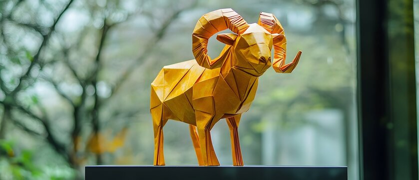 Intricate origami that requires a lot of effort can turn ordinary paper into beautiful artwork that can be displayed on a stand in a gallery. (Aries for those born between March 21 – April 19)