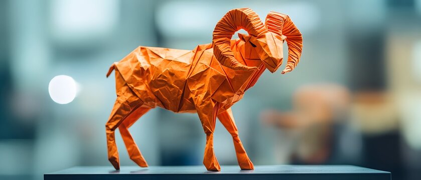 Intricate origami that requires a lot of effort can turn ordinary paper into beautiful artwork that can be displayed on a stand in a gallery. (Aries for those born between March 21 – April 19)