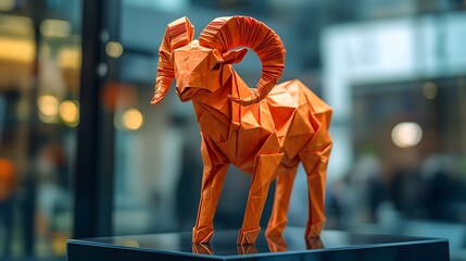 Intricate origami that requires a lot of effort can turn ordinary paper into beautiful artwork that can be displayed on a stand in a gallery. (Aries for those born between March 21 – April 19)