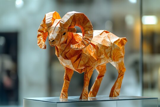 Intricate origami that requires a lot of effort can turn ordinary paper into beautiful artwork that can be displayed on a stand in a gallery. (Aries for those born between March 21 – April 19)