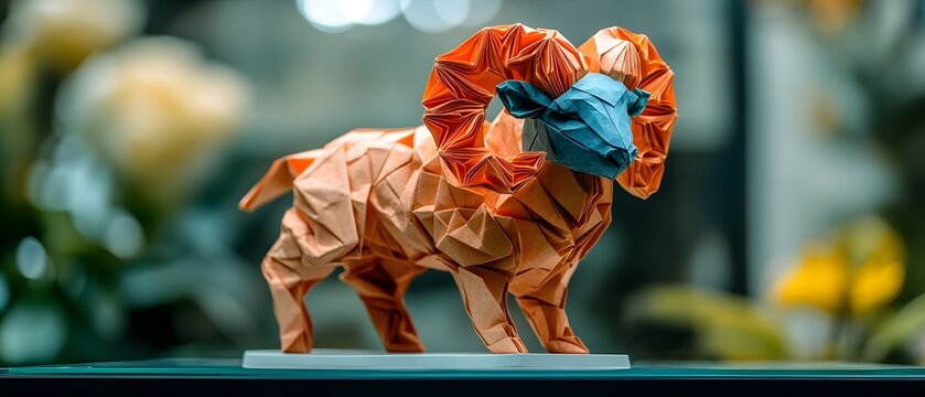 Intricate origami that requires a lot of effort can turn ordinary paper into beautiful artwork that can be displayed on a stand in a gallery. (Aries for those born between March 21 – April 19)