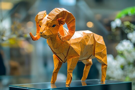 Intricate origami that requires a lot of effort can turn ordinary paper into beautiful artwork that can be displayed on a stand in a gallery. (Aries for those born between March 21 – April 19)