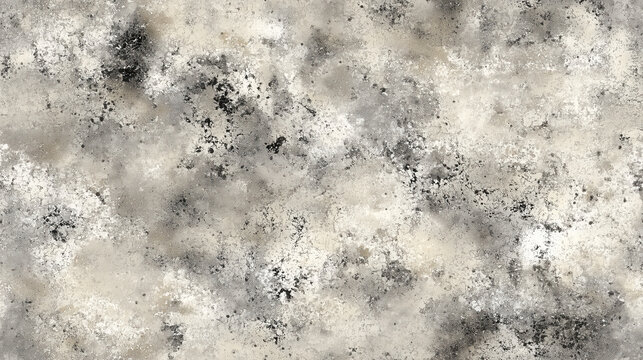 A grey and white background with a few black spots