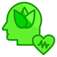 Mindfulness  Icon Element For Design