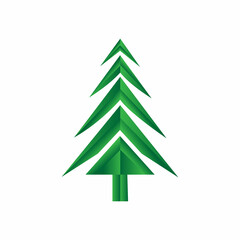 green christmas tree