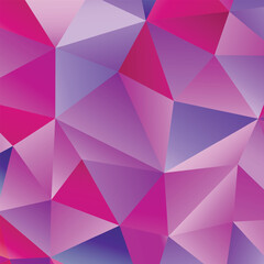 Obraz premium Polygonal rainbow mosaic background. Abstract low poly vector illustration. Triangular pattern, copy space. Template geometric business design with triangle for poster, banner, card, flyer.