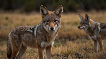 Fototapeta premium Coyote ,THIS IS AI IMAGE