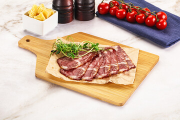 Italian pork sausage - prosciutto crudo