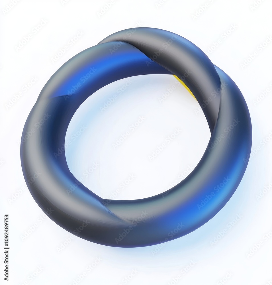 Poster 3d rendering. illustration of abstract geometric shapes. modern minimal black glossy objects isolate